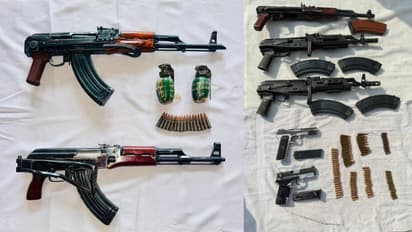 India Pakistan border ak47 pistol ammunition seized isi rinda punjab police