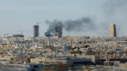 iran drone missile attacks kuwait airport saudi arabia air defense intercepts drones qatar missiles gulf security crisis