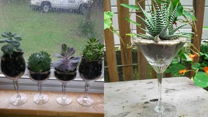 wine glass decor ideas