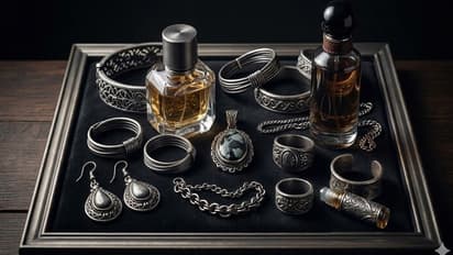 Oxidised jewellery