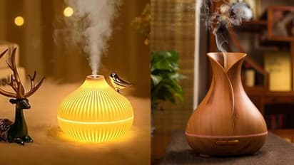 Aroma lamp Aroma diffuser Machine under 500 Humidifier to Air freshener Odor Room with Camphor and Air Perfume