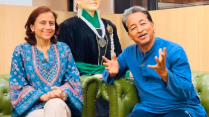 Sonam Wangchuk and Wife Gitanjali J Angmo