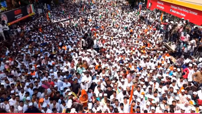 uddhav raj thackeray virat garjana morcha gyanesh kumar sir protest mumbai photo