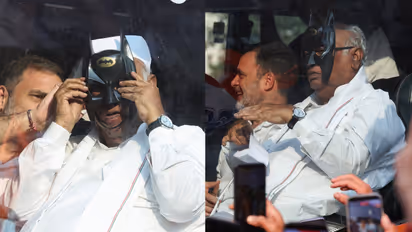 Mallikarjun Kharge Batman Mask