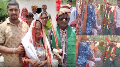 Rajasthan old couple