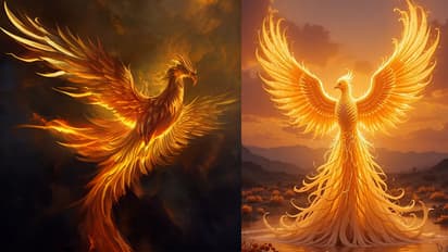 गोल्डन फीनिक्स वॉलपेपर