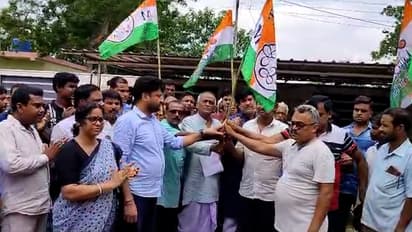 Before the panchayat elections, the opposition joined the Trinamool party again in east midnapur