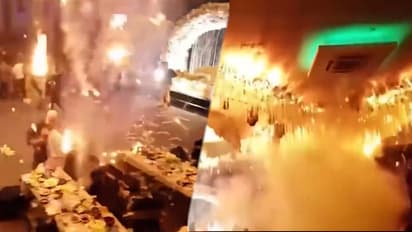 fire stopped the dance newlywed couple Hundreds died in fire in wedding house in Iraq