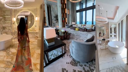 Worlds Most Expensive Hotel  Stays Costs 83 Lakhs rs  for One Night Viral Video Posted by Ananya Pandey s Sister