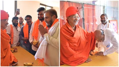 shantigiri maharaj and ch sambhajinagar MP candidate