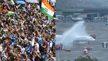 CELEBRATION INDIAN CRICKET TEAM