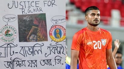 MOHUN BAGAN - EAST BENGAL - PRITAM KOTAL PROTEST