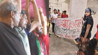 Mohun Bagan and East Bengal Supporters Protest