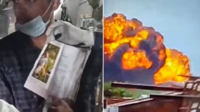 Bhagavad Gita survives plane crash