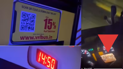 VRL Travels driver caught watching Bigg Boss while driving bus