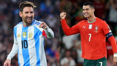 MESSI AND CRISTIANO RONALDO