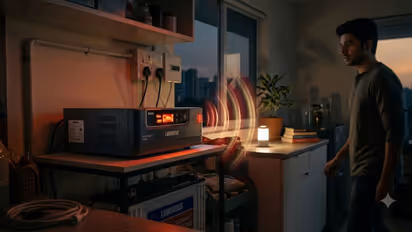 why inverter beeps when power goes off