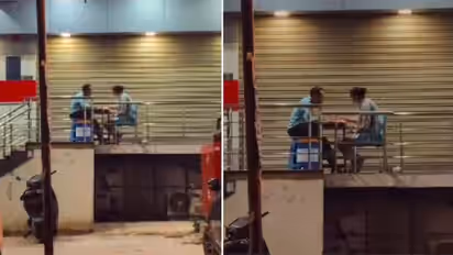 Wife Brings Home-Cooked Dinner For Bank Guard Husband On Night Duty, Viral Video Wins Hearts | WATCH