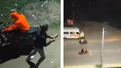 drone capture stabing accused