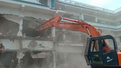  Drug Peddler Yasin Macchli house Demolished in Bhopal