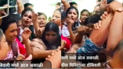 Mumbai Local Train Witnesses Unruly Behavior