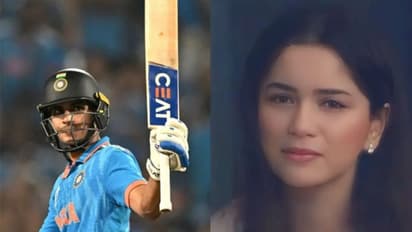 Sara-Tendulkar-reaction-on-shubman-gill-half-century