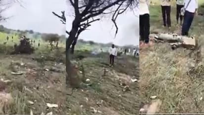 fighter jet has crashed