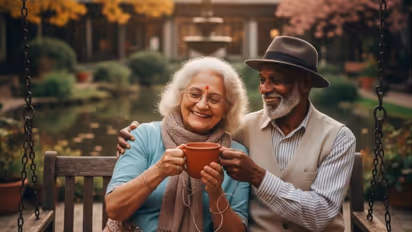 elderly couple lovestory