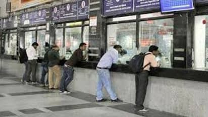 railway ticket counter