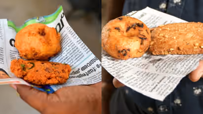 bajji bonda in news paper