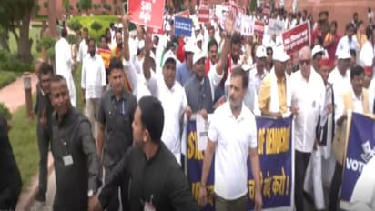 MPs march towards Election Commission's office 