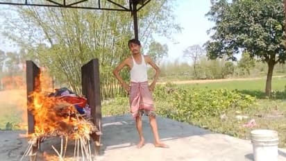 Husband performs Shraddha for his living wife in Malda bsm