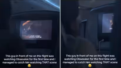 Man’s Reaction To ‘Obsession’ Scene On Flight Leaves Baby Wide Awake