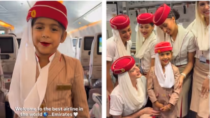 5-year-old girl volunteers as Emirates cabin crew, internet can't get over her cuteness