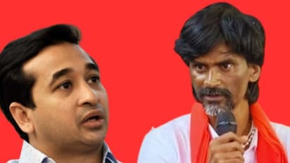 Manoj Jarange And Nitesh Rane