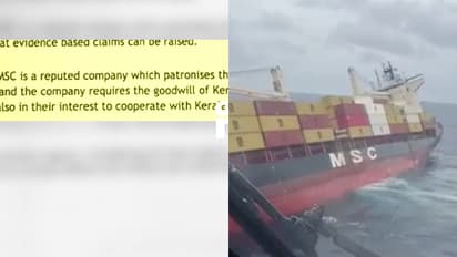 MSC ship accident