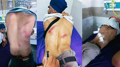 Clash between farmer and police in Kurukshetra