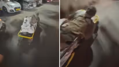 Pune SHOCKER: Patient Falls From Moving Ambulance With Stretcher, Video Goes Viral | WATCH