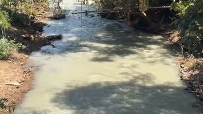 quarry slurry tank bursts waste pollutes river in kozhikode