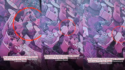 Ludhiana Man Dressed As Waiter Steals Gold Jewellery and shagun money