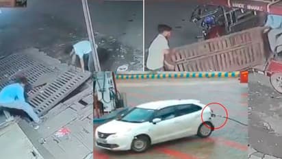 Thieves Steal Manhole Cover 