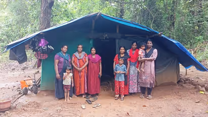 tribal families in maramkod forest struggle amid rain flooding and snake menace