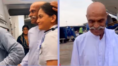 Indigo Flight Female Pilot  Welcomes Parents Onboard