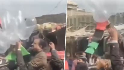 Pakistan election balloon