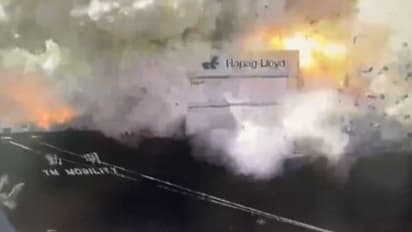cargo ship blast