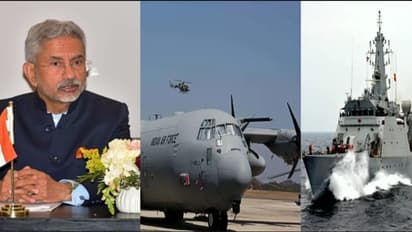 iaf planes and ins sumedha in sudan