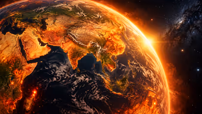 Global Warming & El Nino Concept