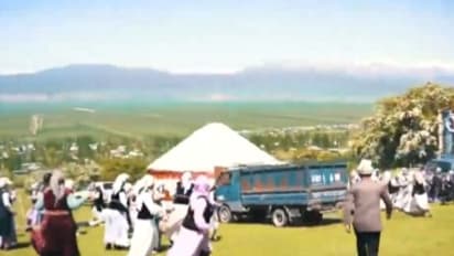 Kyrgyzstan truck loaded with ice cream drove into ceremony 29 children hit watch video bsm