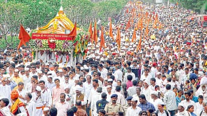 Sant Tukaram Maharajs palkhi