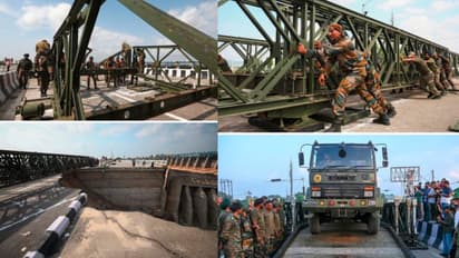 Indian Army Builds Bailey Bridge in 12 Hours